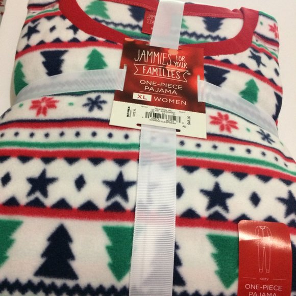 Jammies For Your Families One-Piece Pajama Holiday - Picture 4 of 8